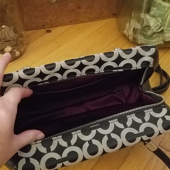 Coach Opt Art Madison EW Turnlock Satchel - Picture 7 of 10